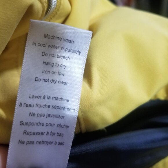 Cleo Jacket Medium Yellow Modern Outerwear Sporty Activewear Hood - Picture 6 of 8